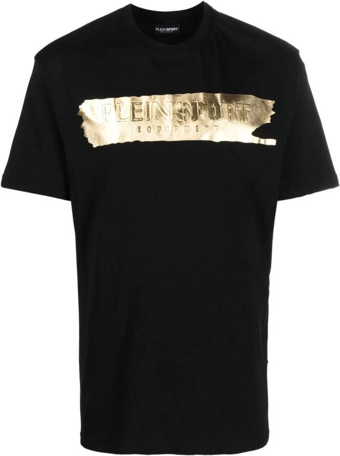 Plein Sport T-shirt met print Zwart