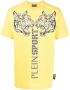 Plein Sport T-shirt met ronde hals Geel - Thumbnail 1