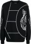 Plein Sport Sweater met print Zwart - Thumbnail 1
