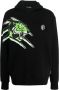 Plein Sport Hoodie met print Zwart - Thumbnail 1