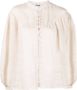 PNK Button-up blouse Beige - Thumbnail 1