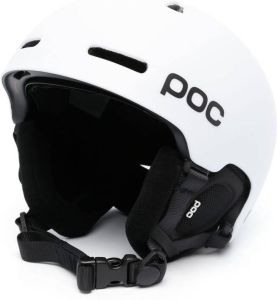 POC Helm met logoprint Wit