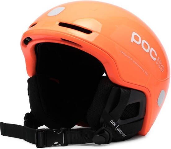 POC Kids Helm met logoprint Oranje