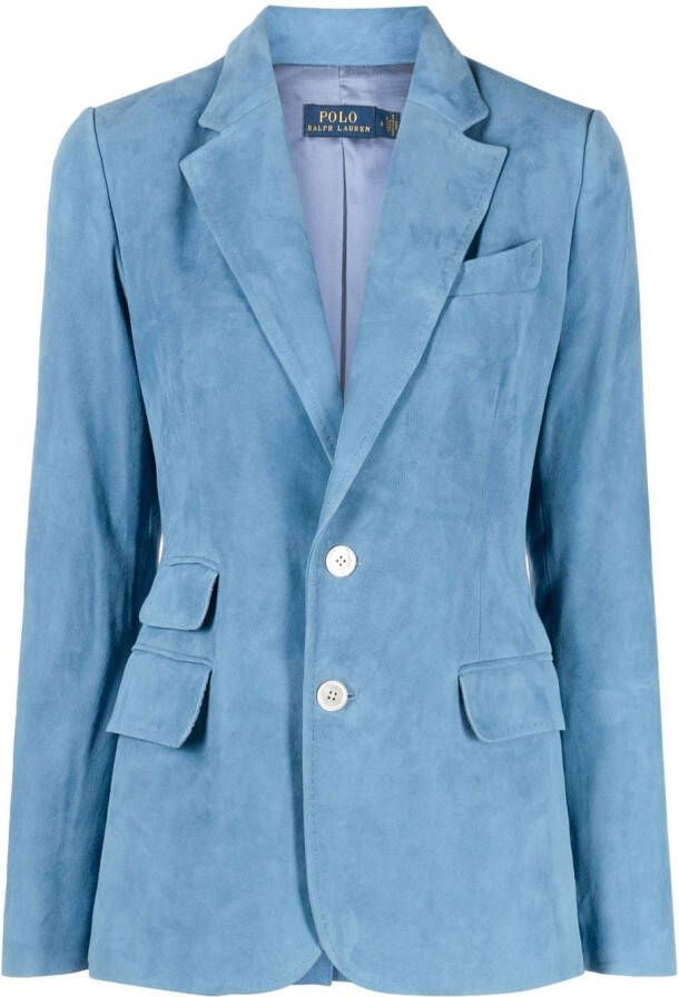 Polo Ralph Lauren Blazer met enkele rij knopen Blauw