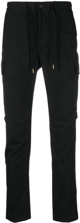 Polo Ralph Lauren Broek met trekkoordtaille Zwart