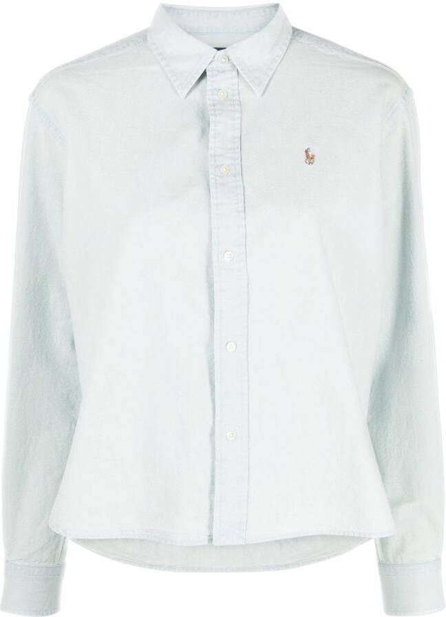 Polo Ralph Lauren Button-up blouse Blauw