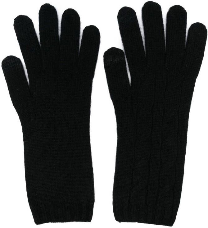Polo Ralph Lauren Kasjmier handschoenen Zwart
