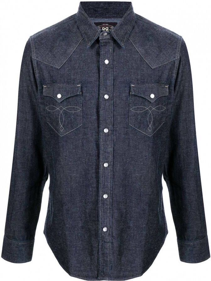 Ralph Lauren RRL Cowboyshirt Blauw