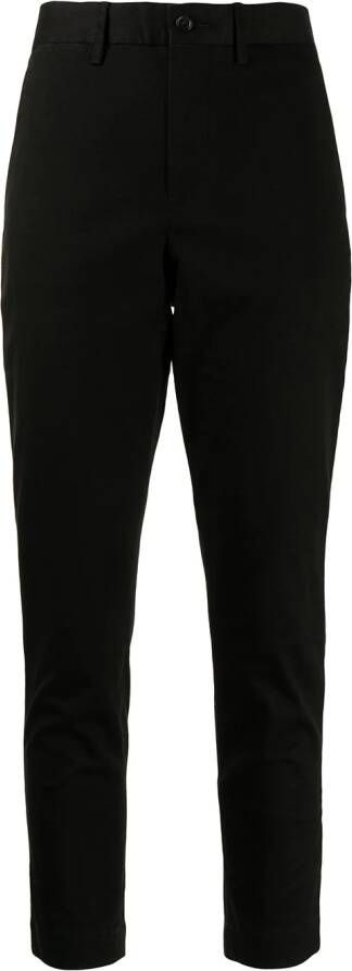 Polo Ralph Lauren Cropped broek dames katoen Polyester Elastane 12 Zwart