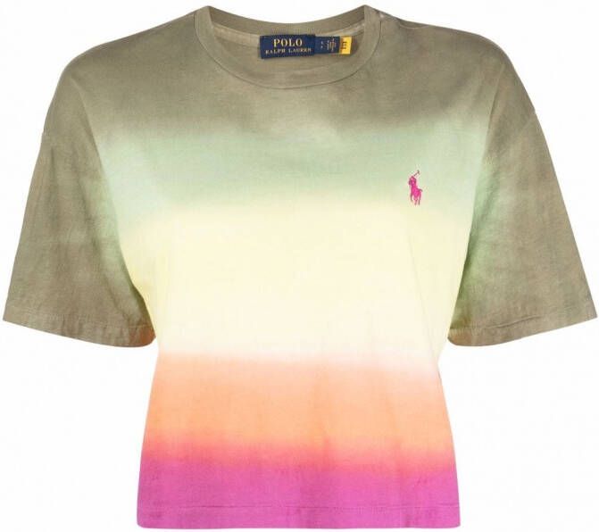 Polo Ralph Lauren Cropped T-shirt Roze
