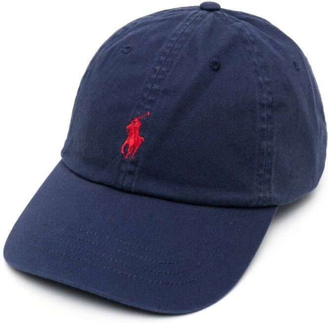 Polo Ralph Lauren Pet met geborduurd logo Blauw