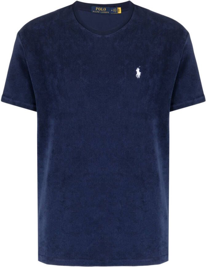Polo Ralph Lauren T-shirt met geborduurd logo Blauw