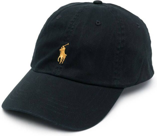 Polo Ralph Lauren Pet met geborduurd logo Zwart
