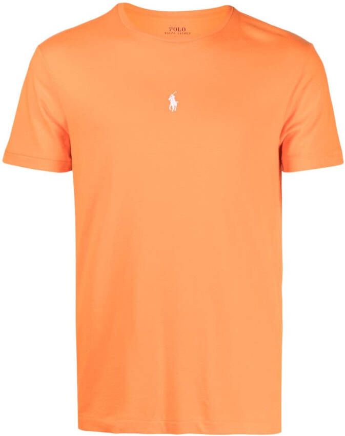 Polo Ralph Lauren T-shirt met geborduurd logo Oranje