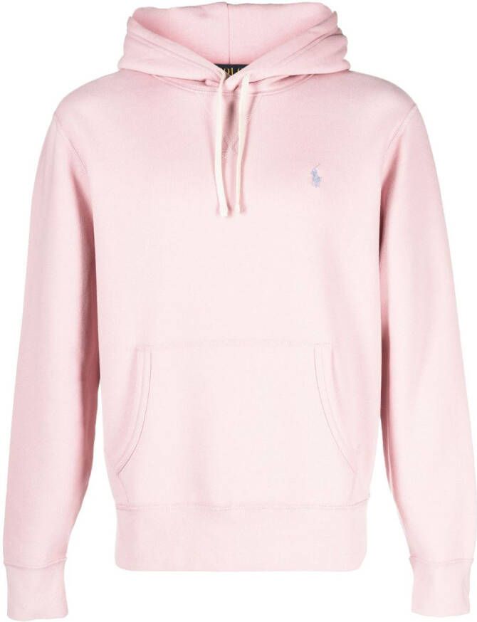 Polo Ralph Lauren Hoodie met geborduurd logo Roze