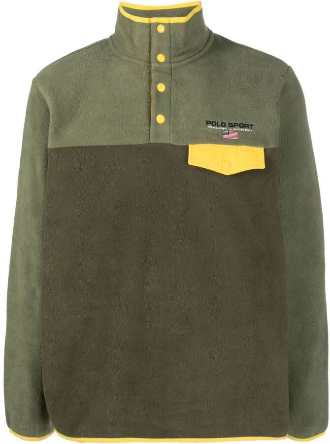Polo Ralph Lauren Fleece met geborduurd logo Groen