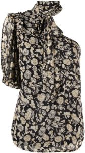 Polo Ralph Lauren Asymmetrische blouse Zwart