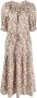 Polo Ralph Lauren Midi-jurk met bloemenprint Beige - Thumbnail 1