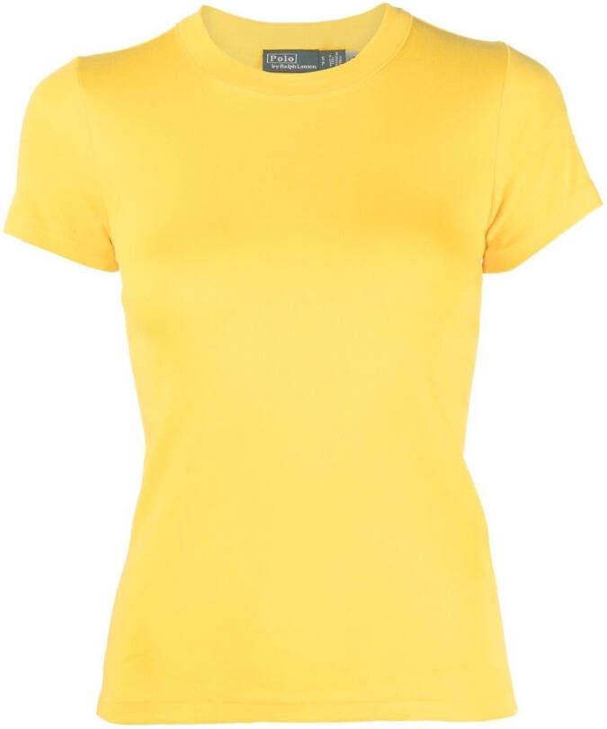 Polo Ralph Lauren Geribbeld T-shirt Geel