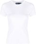 Polo Ralph Lauren Geribbeld T-shirt Wit - Thumbnail 1