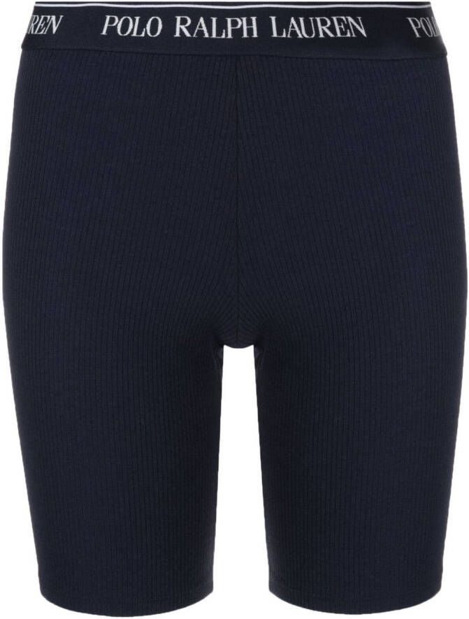 Polo Ralph Lauren Geribbelde shorts Blauw