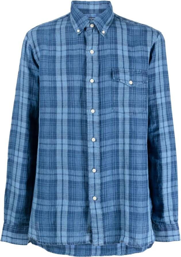 Polo Ralph Lauren Geruit overhemd Blauw