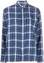 Polo Ralph Lauren Geruite blouse Blauw - Thumbnail 1