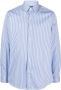Polo Ralph Lauren Gestreept overhemd Blauw - Thumbnail 1