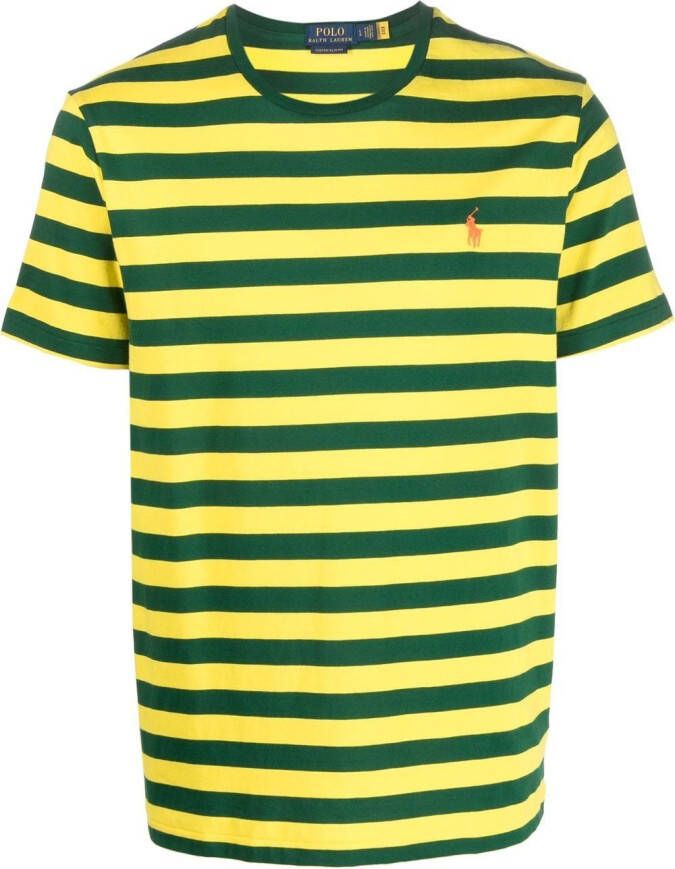 Polo Ralph Lauren Gestreept T-shirt Geel