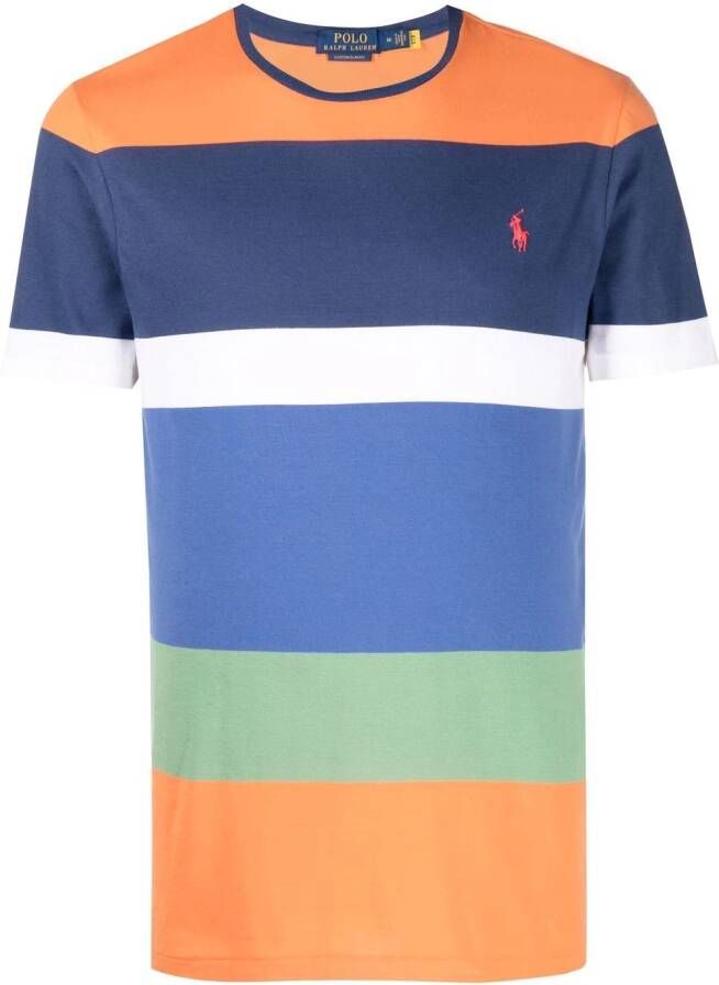 Polo Ralph Lauren Gestreept T-shirt Oranje