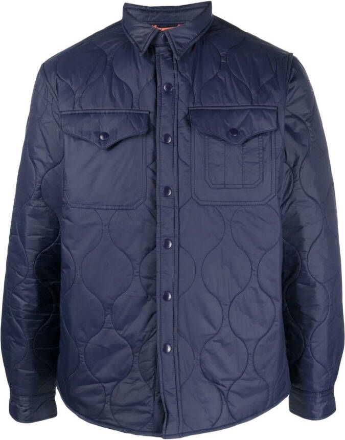 Polo Ralph Lauren Gewatteerd shirtjack Blauw
