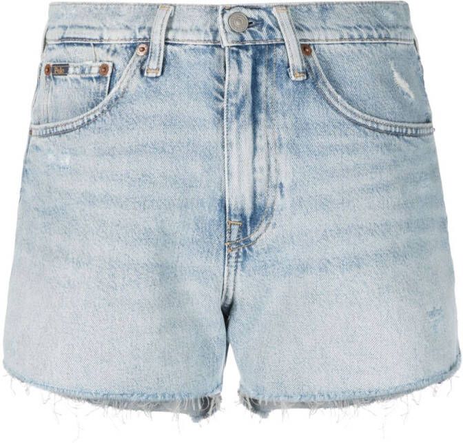 Polo Ralph Lauren High waist shorts Blauw