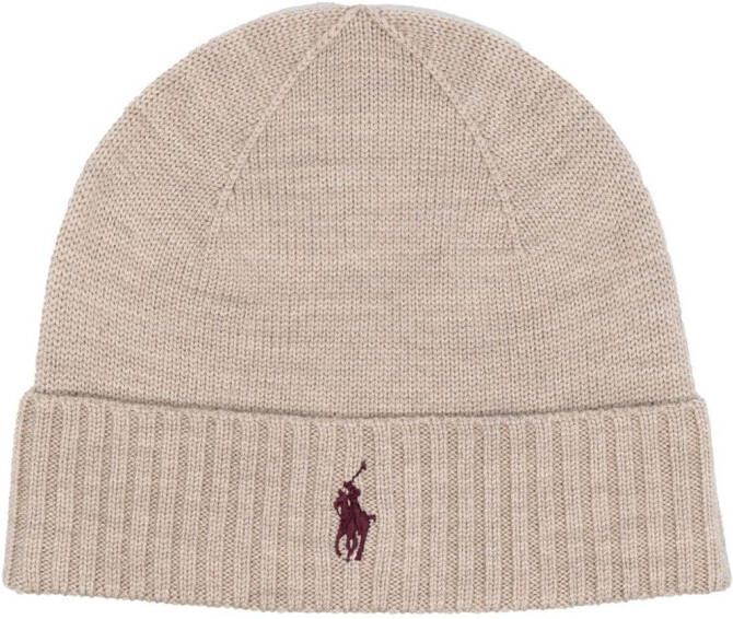 Polo Ralph Lauren Hoed met geborduurd logo Beige