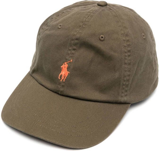 Polo Ralph Lauren Honkbalpet met geborduurd logo Groen