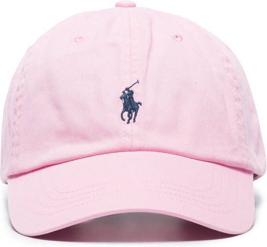 Polo Ralph Lauren Honkbalpet met geborduurd logo Roze