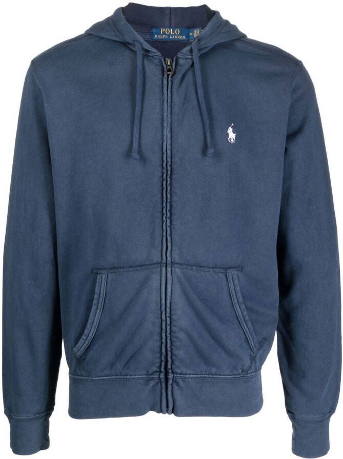 Polo Ralph Lauren Hoodie met geborduurd logo Blauw