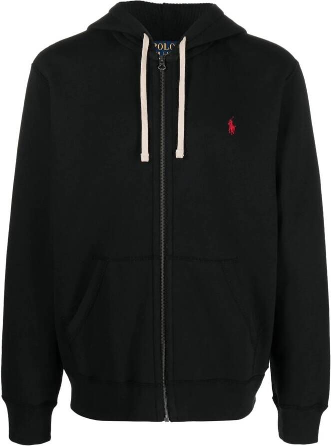Polo Ralph Lauren Hoodie met geborduurd logo Zwart