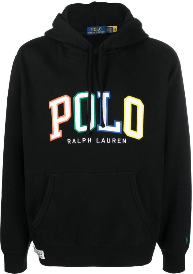 Polo Ralph Lauren Hoodie met logo-applicatie Zwart