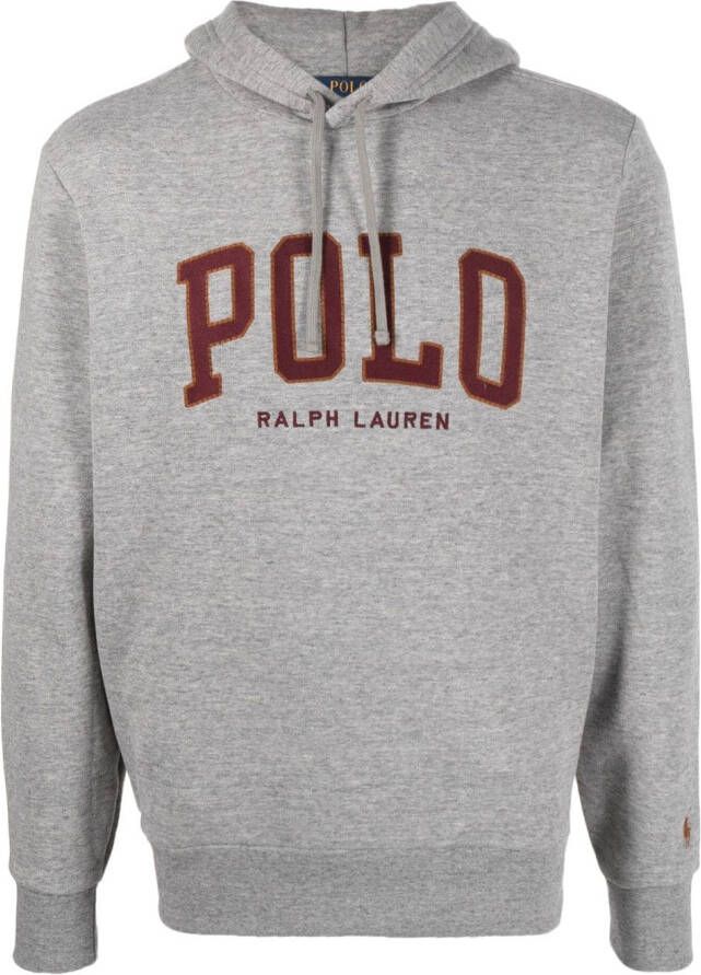 Polo Ralph Lauren Hoodie met logoprint Grijs