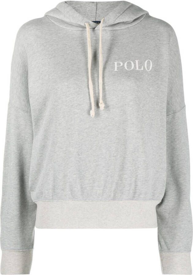 Polo Ralph Lauren Hoodie met logoprint Grijs