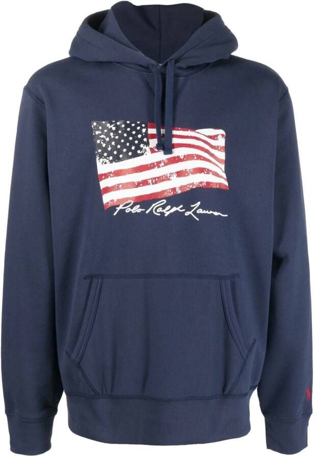 Polo Ralph Lauren Hoodie met trekkoord Blauw