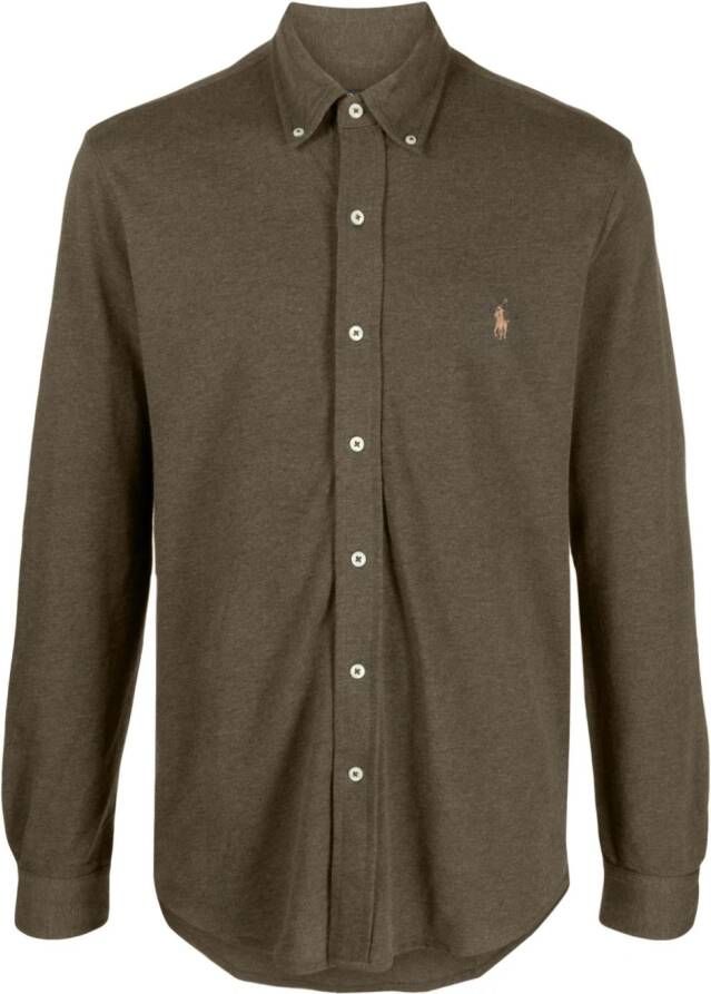 Polo Ralph Lauren Overhemd met logo Groen