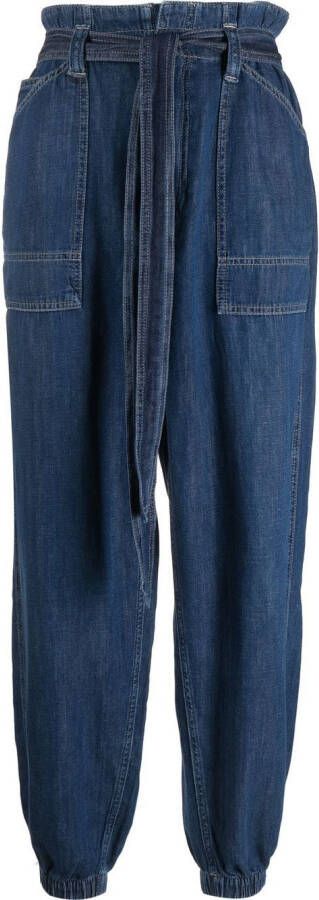 Polo Ralph Lauren Jeans met gestrikte taille Blauw