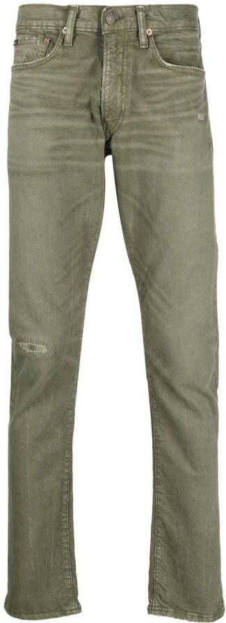 Polo Ralph Lauren Jeans met vervaagd-effect Groen