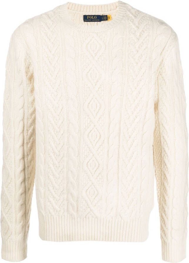 Polo Ralph Lauren Kabelgebreide trui Beige