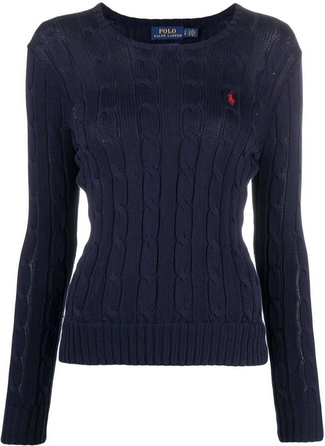 Polo Ralph Lauren Kabelgebreide trui Blauw