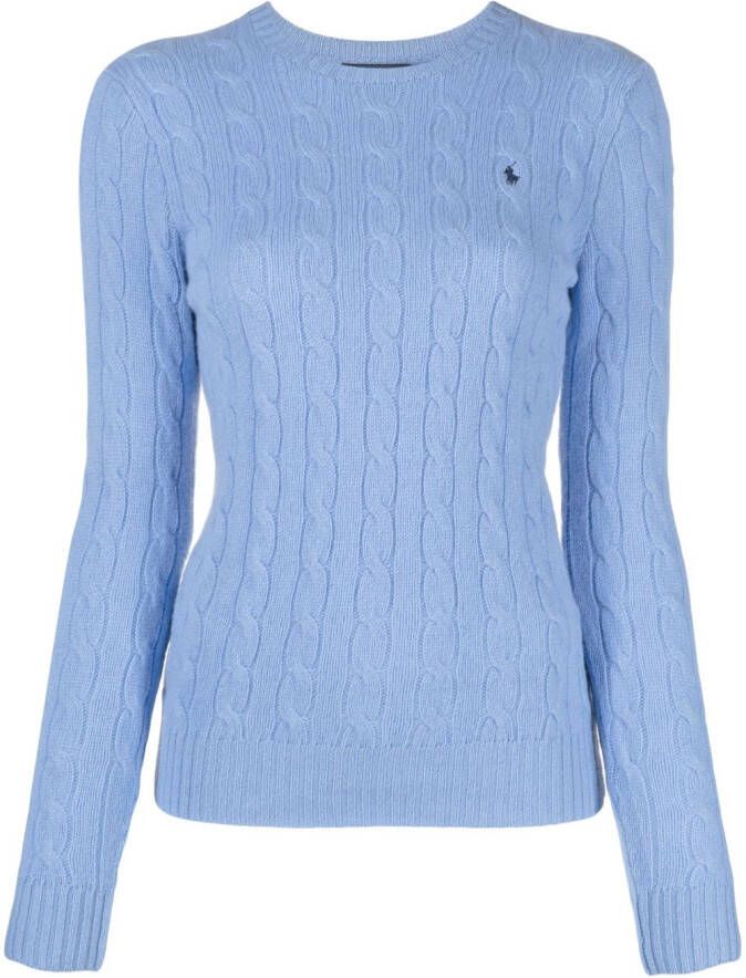Polo Ralph Lauren Kabelgebreide trui Blauw
