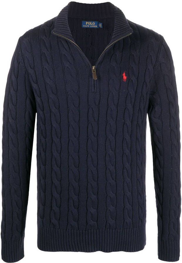 Polo Ralph Lauren Kabelgebreide trui Blauw