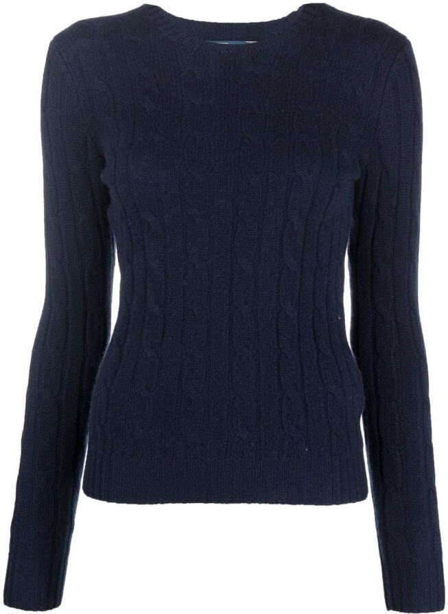 Polo Ralph Lauren Kabelgebreide trui Blauw