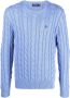Polo Ralph Lauren Kabelgebreide trui Blauw - Thumbnail 1